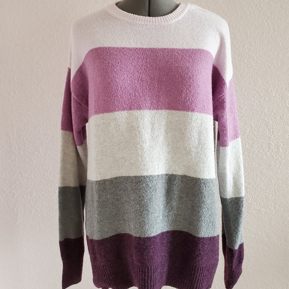 Color block sweater